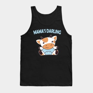 Mamas Darling Baby Cow Gift Tank Top